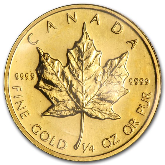 1985 Canada 1/4 oz Gold Maple Leaf BU 1985 Canada 1/4 oz Gold Maple Leaf BU